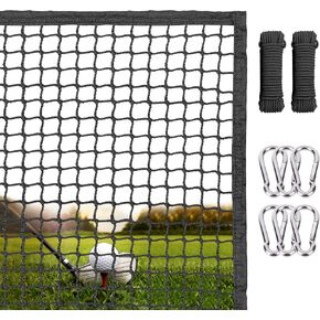 Golf Sports Practice Net,10Ft,15Ft,20Ft,25Ft Hitting Net for Golf Baseball Hitting Barrier Net,Heavy Duty Impact Net