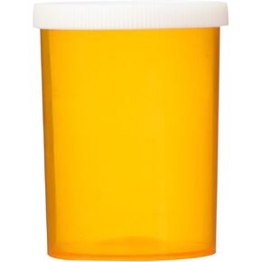 Generic Plastic Vials with Snap Cap 30 Dram - 12 Per Bag