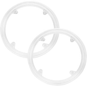 Transparent Bicycle Chain Guard Mountain Bike Chain Guard Bike Chain Guards with Screws 2PCS