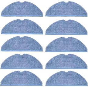 ILOSCTE 10Pcs Mop Cloth Pad for Roborock S7 / S7+ / S7 MaxV / S7 MaxV Plus / S7 MaxV Ultra / S7 Pro Ultra / S8 / S8+ Robot Vacuum Microfiber VibraRise Mopping Pad Replacement Accessory