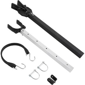 Adjustable Boat Transom Saver for Motor Engines, Roller Trailer Mounts, 23 to 35 in Boat Outboard Motor Support