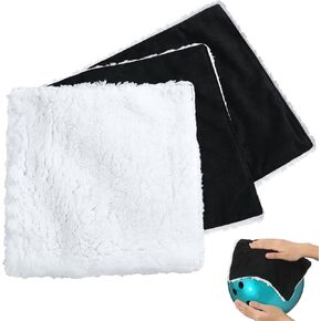 3 Pcs Bowling Ball Shammy Towel Bowling Towel Washable Bowling Ball Towel Artificial Lambswool Ultra-fine Fiber Suede Towel Bowling Shammy Pad Rag to Wipe Away Dirt and Oil