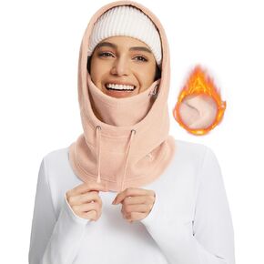 BALEAF Fleece Balaclava Face Mask,Thermal Ski Mask for Men and Women,Winter Hats Face Cover Hood Cold Weather Gear. (2 Size)