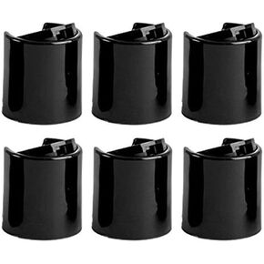 Black Press Disc Cap Dispensing Bottle Closure 24/410 for Plastic Bottles 48 Count