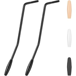 2Pcs Whammy Bar, 6mm & 5mm Thread Tremolo Arm, Electric Guitar Whammy Bar with Tip Metal Single Tremolo Arm, Black Whammy Bar for Electric Guitar