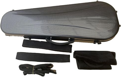 15-17 inch Size Viola Case Carbon Fiber Lightweight 16 inch Viola Case Strong Light Black Viola Box Black Viola Bag (Black for 15-16 inch Viola), case-51 MN in Kuwait