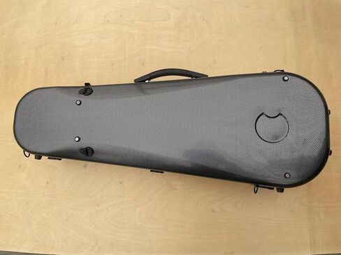 15-17 inch Size Viola Case Carbon Fiber Lightweight 16 inch Viola Case Strong Light Black Viola Box Black Viola Bag (Black for 15-16 inch Viola), case-51 MN in Kuwait