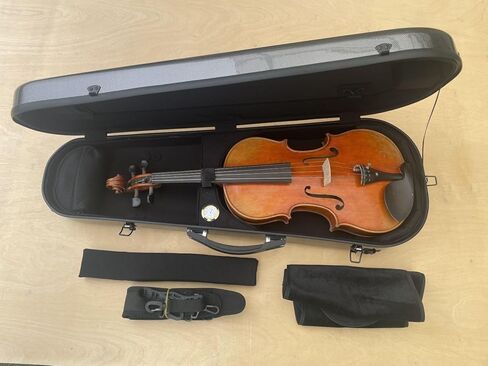 15-17 inch Size Viola Case Carbon Fiber Lightweight 16 inch Viola Case Strong Light Black Viola Box Black Viola Bag (Black for 15-16 inch Viola), case-51 MN in Kuwait