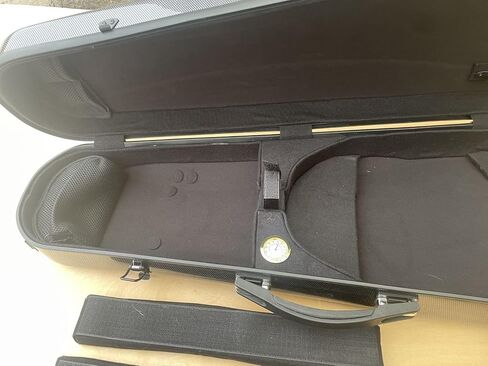15-17 inch Size Viola Case Carbon Fiber Lightweight 16 inch Viola Case Strong Light Black Viola Box Black Viola Bag (Black for 15-16 inch Viola), case-51 MN in Kuwait