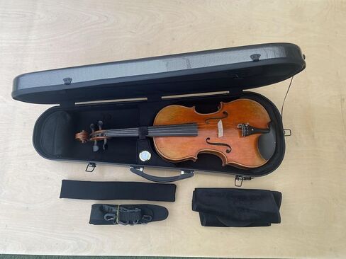 15-17 inch Size Viola Case Carbon Fiber Lightweight 16 inch Viola Case Strong Light Black Viola Box Black Viola Bag (Black for 15-16 inch Viola), case-51 MN in Kuwait