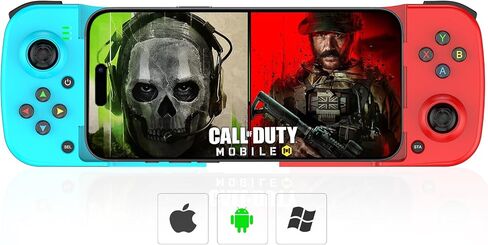 Megadream Mobile Game Controller Gamepad for iPhone iOS Android PC: Works with iPhone 17/16/15/14/13/12/11, iPad, Samsung Galaxy, TCL, Tablet, Call of Duty, Diablo Immortal - Directly Play (Black) in Saudi Arabia