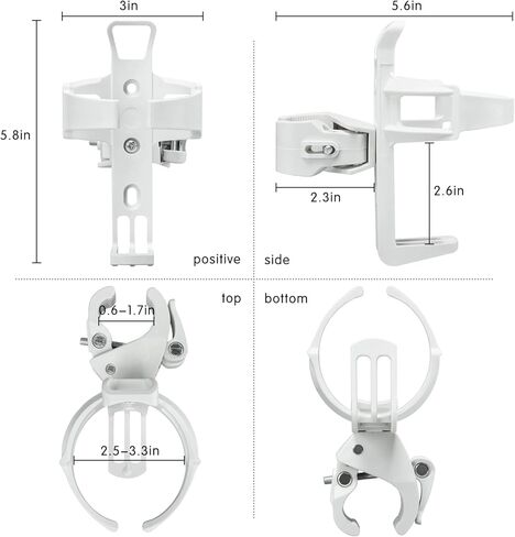 حامل زجاجة مياه للدراجة بدون براغي، حامل أكواب عالمي للدراجة، قفص زجاجة مياه للدراجة يدور 360 درجة، حامل زجاجة مياه لمشاية عربة الدراجة in Kuwait