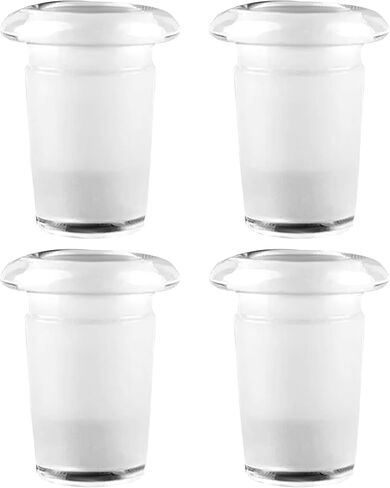 4 عبوات من موصل محول أنبوب زجاجي مشترك 10/14 لإعداد مختبر الكيمياء in Kuwait