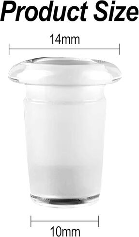 4 عبوات من موصل محول أنبوب زجاجي مشترك 10/14 لإعداد مختبر الكيمياء in Kuwait