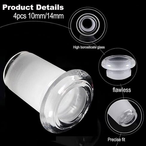 4 عبوات من موصل محول أنبوب زجاجي مشترك 10/14 لإعداد مختبر الكيمياء in Kuwait