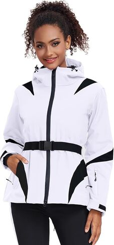 YEEFINE Ski Jackets for Women Waterproof Snowboard Jacket Winter Ski Outfits Outdoor Warm Snow Coats Windbreaker in Saudi Arabia