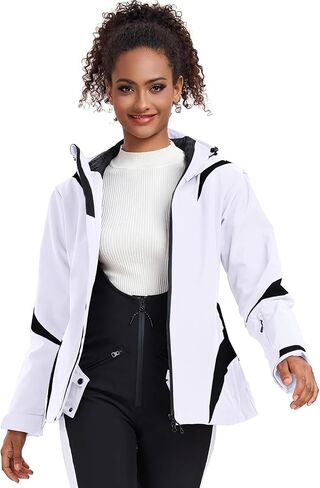 YEEFINE Ski Jackets for Women Waterproof Snowboard Jacket Winter Ski Outfits Outdoor Warm Snow Coats Windbreaker in Saudi Arabia