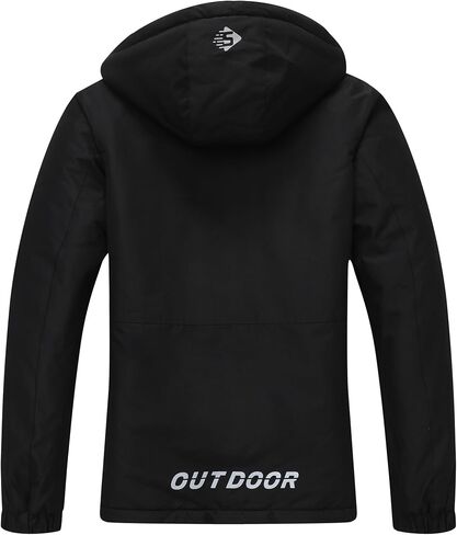 SUOKENI Women's Waterproof Ski Jacket Warm Winter Coat Snowboard Rain Jacket Hooded Windbreaker in Saudi Arabia