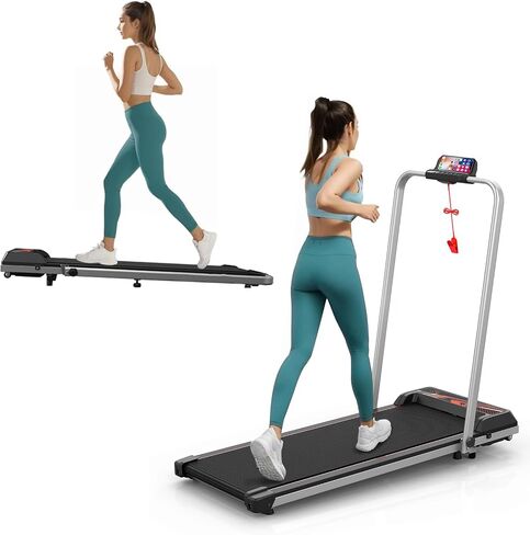 NAYSAYE Treadmills for Home, Folding Walking Pad with Incline, Portable Walking Pad Treadmill with Remote Control and LED Display, Under Desk Treadmill for Home/Office Exercise, Strong Support in Saudi Arabia
