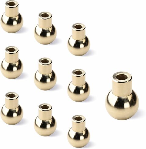 10PCS 17MM 5 Brass Ball Cnc Nozzle, Straight Hole Coolant Nozzle for Jewelry Lathes Screw Lock, High-Pressure Cutting Oil Cooling Nozzle for Jewelry Carving Milling Machines Machine Tools in Saudi Arabia