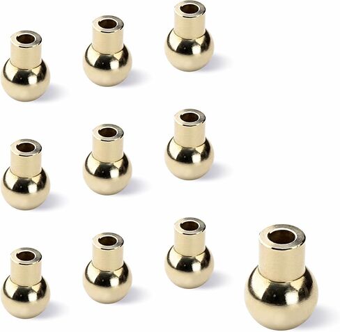 10PCS 17MM 5 Brass Ball Cnc Nozzle, Straight Hole Coolant Nozzle for Jewelry Lathes Screw Lock, High-Pressure Cutting Oil Cooling Nozzle for Jewelry Carving Milling Machines Machine Tools in Saudi Arabia