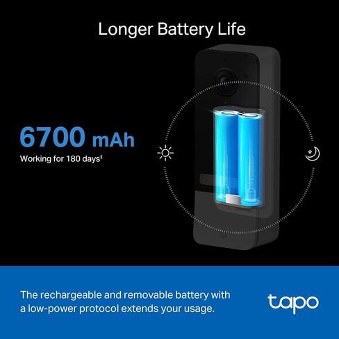 Tapo TP-Link Smart Video Doorbell Camera Wired, 2K 5MP, Color Night Vision, 180° Ultra-Wide FOV, 2-Way Audio, Free AI Detection, Cloud & SD Card Storage, Works w/Alexa & Google Home, D130 in Saudi Arabia