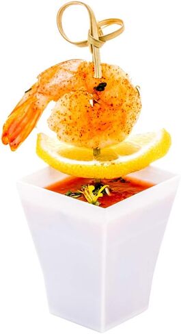 Restaurantware LIDS ONLY: 1.8 Inch Bonito Dessert Cup Lids 100 Plastic Lids For Bonito Appetizer Cups - Cups Sold Separately Snug Fit Clear Plastic Dessert Shooter Plastic Lids Secure Fit in Saudi Arabia