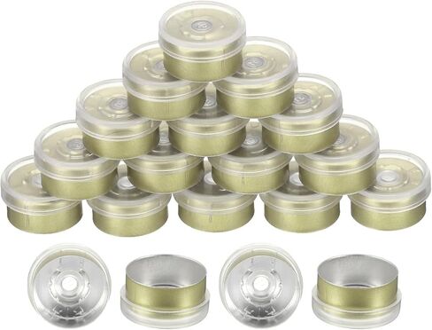 uxcell 20mm Flip Off Caps, 100PCS Burr-Free Flip Off Top Caps Seals Flip Off Aluminum Plastic Vial Flip Off Seals Caps Cover for Glass Vial Freeze-Dried Bottles, Pink/Silver in Saudi Arabia