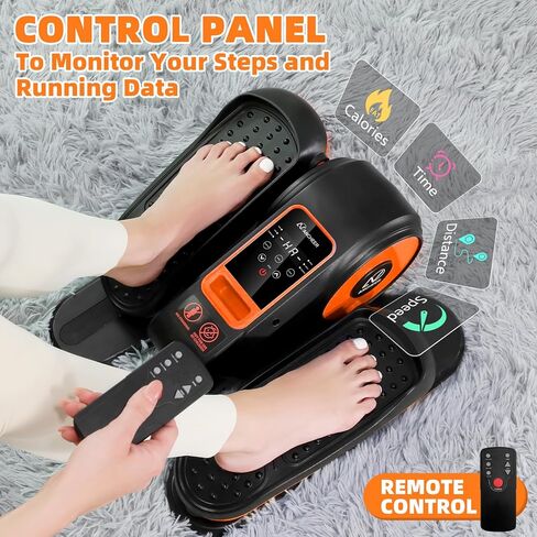 جهاز تمرين بيضاوي الشكل تحت المكتب من ANCHEER، جهاز تمرين الساق البيضاوي لكبار السن مع 12 سرعة قابلة للتعديل، جهاز تمرين بدواسة كهربائي هادئ ومحمول مع جهاز تحكم عن بعد in Kuwait