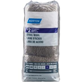Norton 68117#2 Medium/Coarse Grit Steel Wool 12 Count