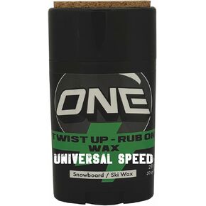 One Mfg F1 Twist-Up Rub-on Universal Speed Conditions Formula Wax – Snowboard/Ski/Nordic 50g Universal High-Performance, FAST + Durable - Our Factory-USA No Fluoro-Range: 28ºF to 21ºF (-2ºC to -6ºC)