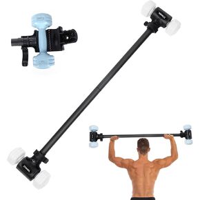 High Strength Dumbbell Converter to Barbell - Modular Plastic, Supports 200 lbs, Easy Grip & Installation - Fits Dumbbell Handles (Min. 3.54" Length, Max. 1.56" Diameter), Ideal for Home Workouts