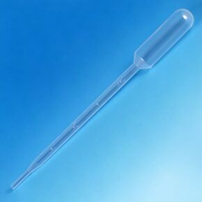 Globe Scientific 137238-100 Transfer Pipet, Large Bulb, Graduated to 1 mL, Sterile, Cellophane Wrap, 5.0 mL, 145 mm Size, 6.5 mm Height, 5.25 mm Wide, 7 mm Length, Polyethylene (PE) (Pack of 100)