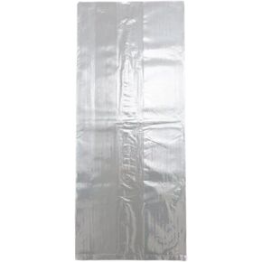 Clear (Natural Color) LDPE Poly (No Venting Holes) - 4"x2"x12" - 1000 Bags - 0.95 mil - Clear