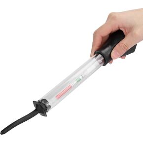 Battery Hydrometer, 8in Battery Hydrometer Fast Dectection Electro Hydraulic Density Meter Car Repairing Tools for measuring electric battery fluid density