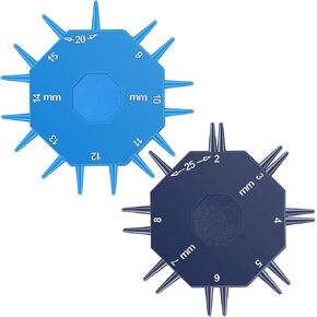 2 Pcs 2 Point Discrimination Tool 2-Point Touch Discriminator Project 2 Pt. Discrimination Test for Hand Sensory Trainer Sensory Evaluation Rehabilitation Recovery Evaluation