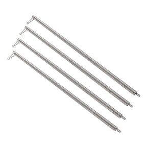 20 Inch Zinc Plated Steel Wire Extension Spring, 2 Pack