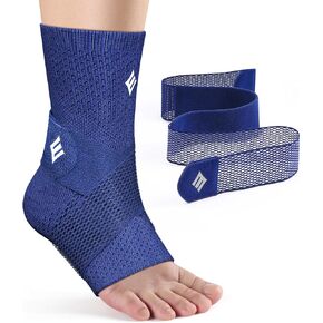 NEENCA Ankle Brace for Sprained Ankle with Removable Strap, Compression Sleeve for Plantar Fasciitis Relief Achilles Tendonitis, Ankle Support Brace, Ankle Stabilizer Wrap for Pain Relief, Women & Men
