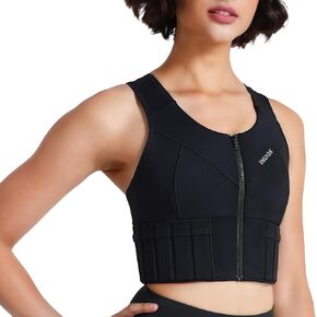 Weighted vest woman Designed for resistance training and added intensity during workouts.Suitable for various exercises like walking, running, or strength training.