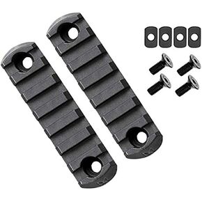 360 Tactical 7 Slots M-LOK Polymer Rail Section for M Lok Handguard Seven Slots Rail Picatinny Rail Set of 2 Pieces Polymer Material Import from Japan…