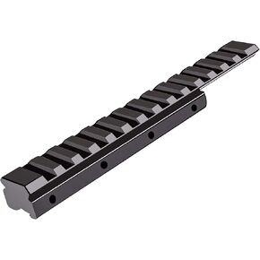 Gotical Low Profile 11mm / 3/8" Dovetail to Picatinny Rail Adapter Converter Durable Item longlasting (14 Slot Extension Low Profile Rail) Durable