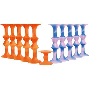 11Pcs Diamond Styled Valentine's Day Silicone Suction Cup Dart Game Pictionary Game for Family Party (Mix Color)