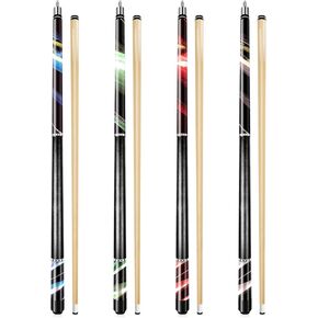 Pool Cue Stick Billiard Sticks: 58 Inch Pool Stick with 13mm Tip Professional Billiard Cue Sticks 18/19/ 20/21 oz, Premium Canadian Maple Wood Pool Cues for Pool Table for Men Women in Bar House