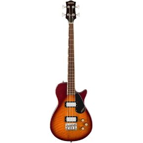 Gretsch Streamliner Jet Club Single-Cut 4-String Right-Handed Bass Guitar with Nato Body and Laurel Fingerboard (Havana Burst)