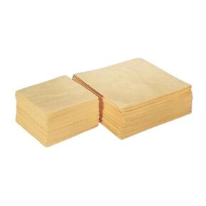 Spilfyter S2-71 Yellow Hazmat Premium Single Weight Sorbent Pad, 12" Length x 12" Width, Case of 100