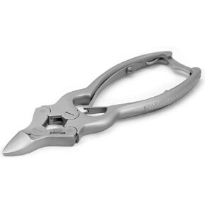 Toenail Clippers by Blizzard - Podiatrist Double Action Mycotic Nail Nipper - 6 inch Cantilever Nail Cutter German Forged Heavy Duty - Barrel Spring Model