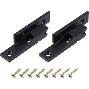 uxcell 5 PCS Plastic Fitting Furniture Panel, Joint Bracket, Push-On Clips Corner Buckle with Screws for Cabinet Roman Column Connection