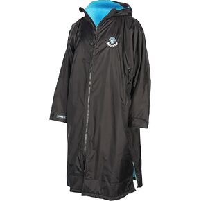 4Monster Swim Parka with Hood,Quick-dry Wetsuit Changing Robe Waterproof,Warm Coat Surf Poncho for Water Sport, Beach&Pool