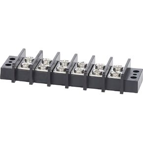 Blue Sea 2606 Terminal Black 65 Ampere 6 Circuit