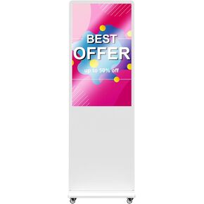 Non-Touch Digital Signage Display, 43 Inch Digital Display Board with HDMI Input, USB Plug-and-Play, Split Screen, Scheduled Power On/Off for Retail, Mall, Front Desk, Advertising